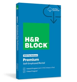 H&R Block Premium Tax Software, 2024, Windows/Mac, Product Key/Download