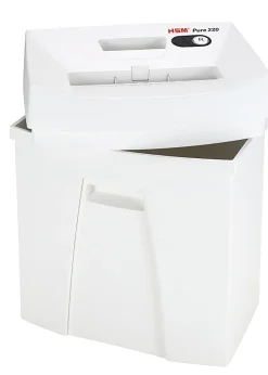 HSM Pure 220c Cross-Cut Shredder - Cross Cut - 7-8 Per Pass - 5.3 gal Waste Capacity