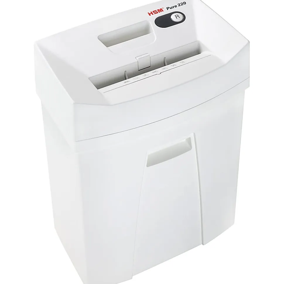HSM Pure 220 Strip-Cut Shredder - Strip Cut - 13-15 Per Pass - 5.3 gal Waste Capacity