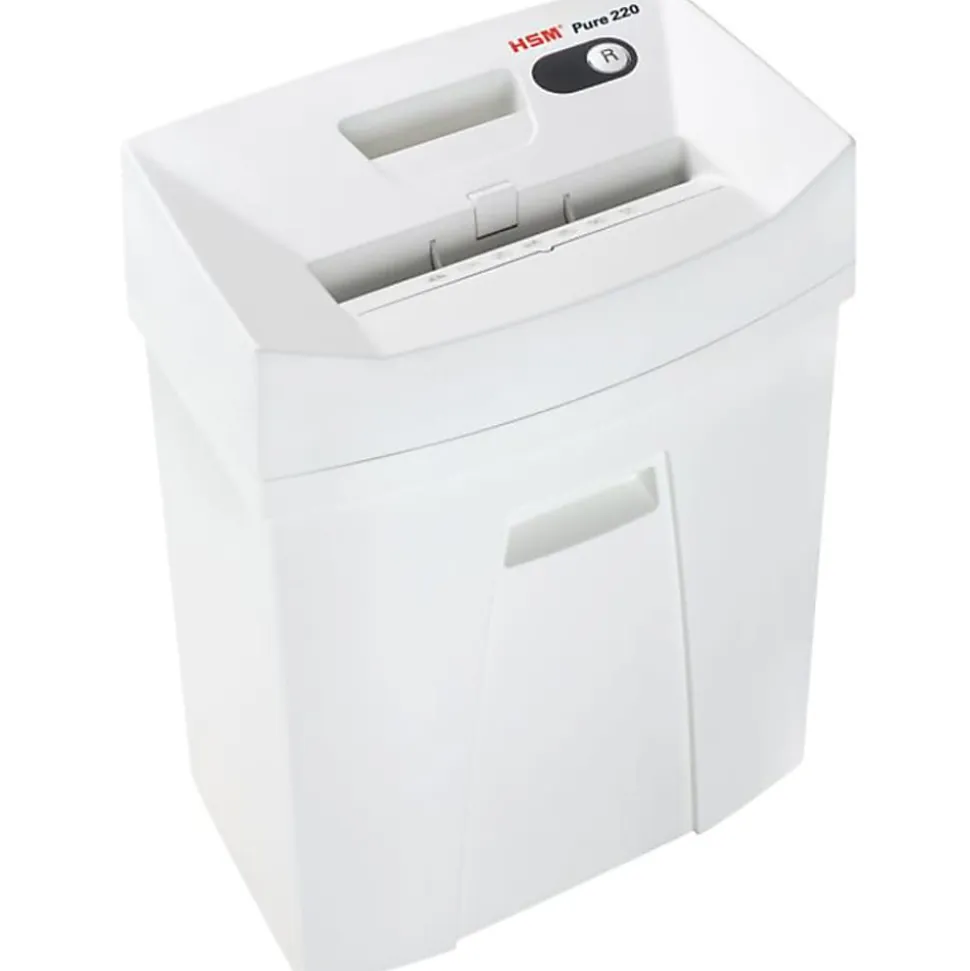 HSM Pure 220 Strip-Cut Shredder - Strip Cut - 13-15 Per Pass - 5.3 gal Waste Capacity