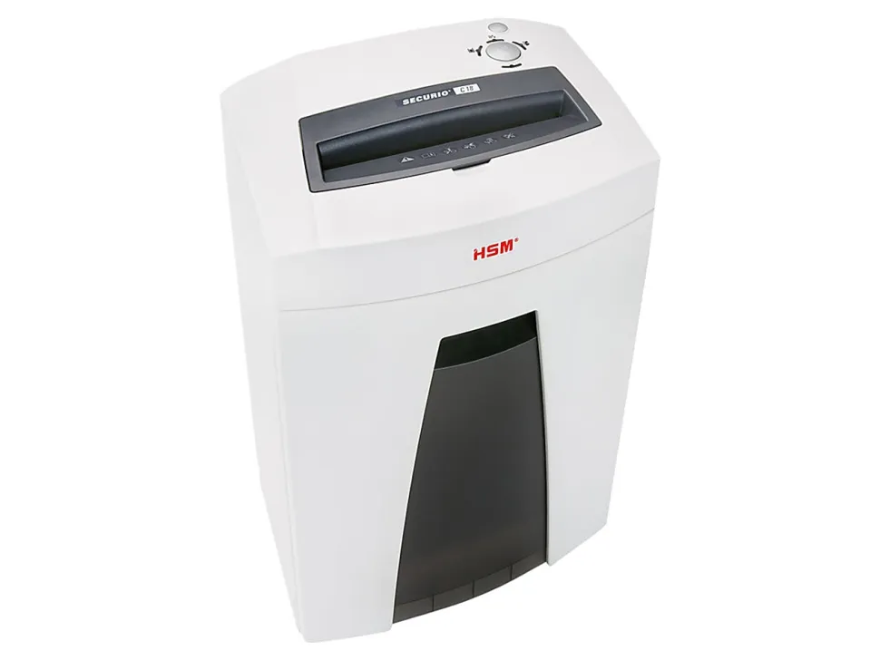 HSM SECURIO C18 11-Sheet Cross-Cut Shredder, White, HSM1913