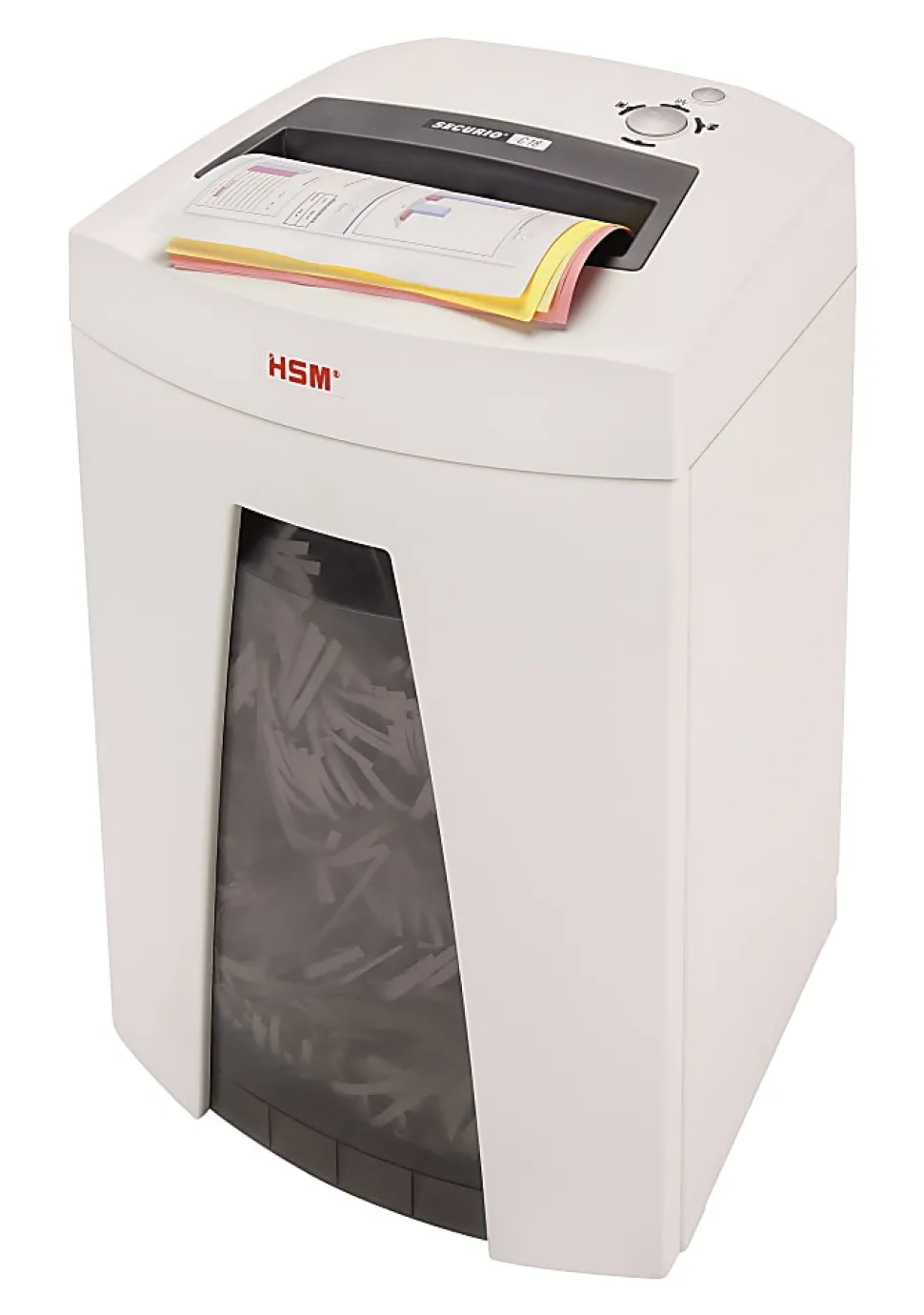 HSM SECURIO C18 11-Sheet Cross-Cut Shredder, White, HSM1913