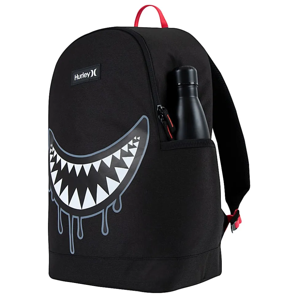 Hurley GFX Backpack With 12" Laptop Pocket, Black