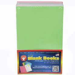 Hygloss Mighty Brights™ Blank Paperback Books, 5