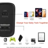 HyperGear SpeedBoost PD Dual-Output USB Wall Charger For iPhone And Android, Black, HPL15625