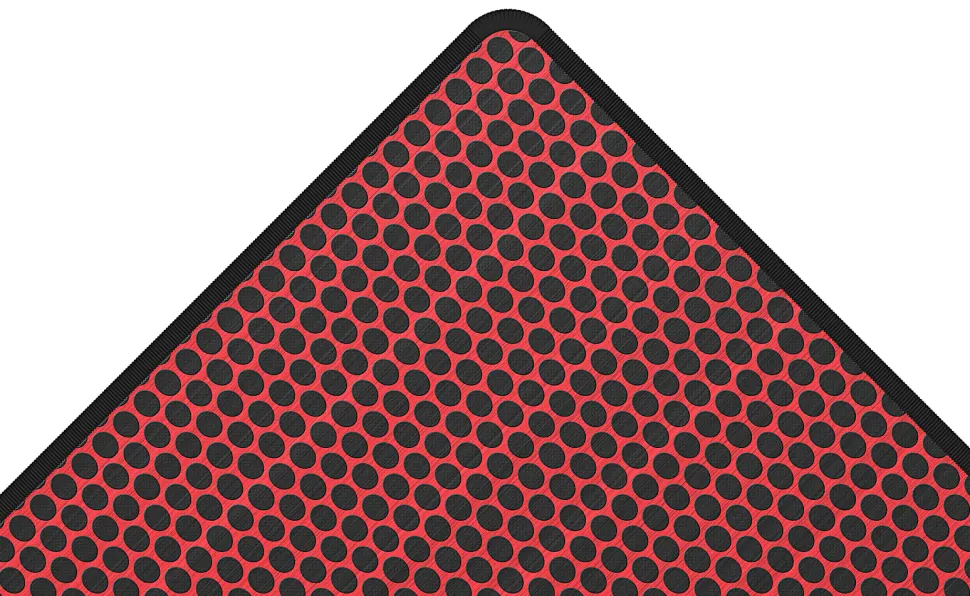 HyperX Pulsefire Mat Gaming Mouse Pad, 17.72" x 15.75", Black/Red, 4Z7X4AA