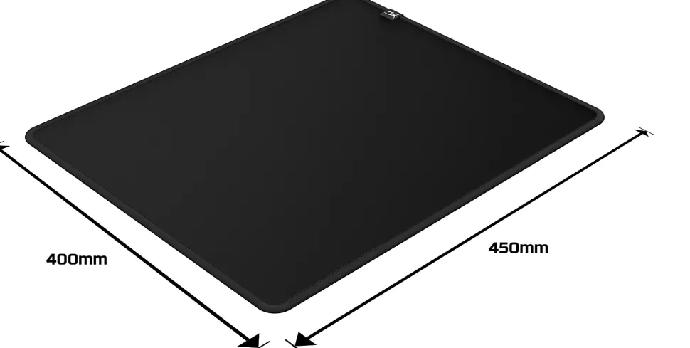 HyperX Pulsefire Mat Gaming Mouse Pad, 17.72" x 15.75", Black/Red, 4Z7X4AA