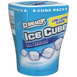 Ice Breakers Ice Cubes Peppermint Gum, 3.24 Oz