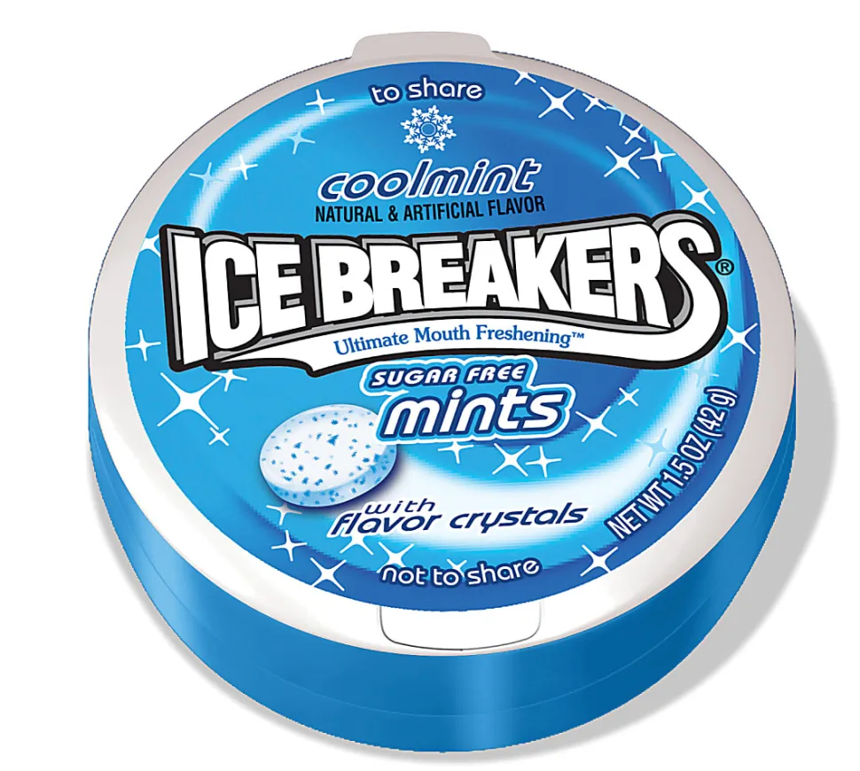 Ice Breakers Tin, Cool Ice, 1.5 Oz