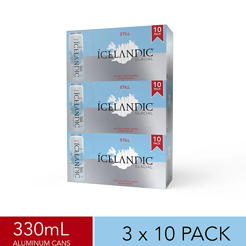 Icelandic Glacial Still Water 3/10pk, 11.1 oz, 330mL Cans