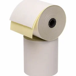 ICONEX 3" Carbonless POS Receipt Roll, 3" x 90', Case Of 50 Rolls