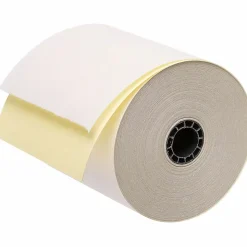 ICONEX 3" Carbonless POS Receipt Roll, 3" x 90', Case Of 50 Rolls