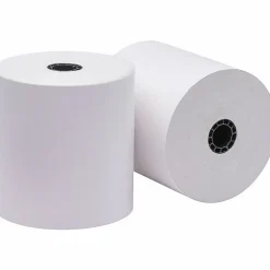 ICONEX 1-ply Blended Bond Paper Roll - 3" x 165 ft - White - 50 / Carton