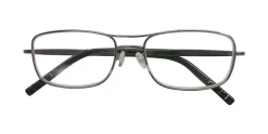 ICU Eyewear DDE Men's Reader Glasses, Silver, +1.50