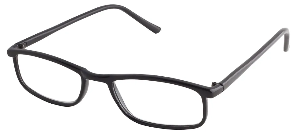 ICU Eyewear Dr. Dean Edell Calexico Reading Glasses, +1.25, Black