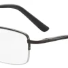 ICU Eyewear Men's Titanium Reading Glasses, Gunmetal, 2.25x
