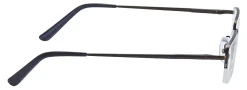 ICU Eyewear Men's Titanium Reading Glasses, Gunmetal, 2.25x