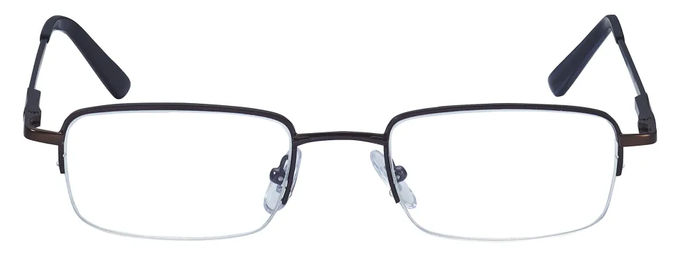 ICU Eyewear Men's Titanium Reading Glasses, Gunmetal, 2.25x