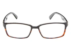 ICU Eyewear Rectangular Reading Glasses, Black, +1.25