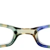 ICU Eyewear Women's Striped Reading Glasses, Multicolor, 1.75x