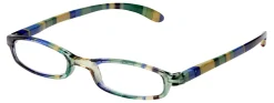 ICU Eyewear Women's Striped Reading Glasses, Multicolor, 1.75x