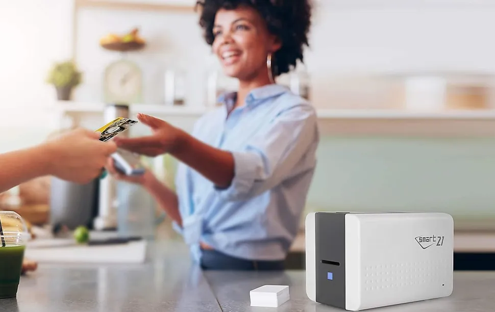 IDP SMART-21S Desktop Color ID Card Printer Kit