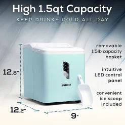 Igloo Automatic Self-Cleaning 26 Lb Ice Maker, Aqua, Total Qty 1