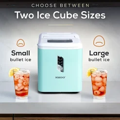 Igloo Automatic Self-Cleaning 26 Lb Ice Maker, Aqua, Total Qty 1