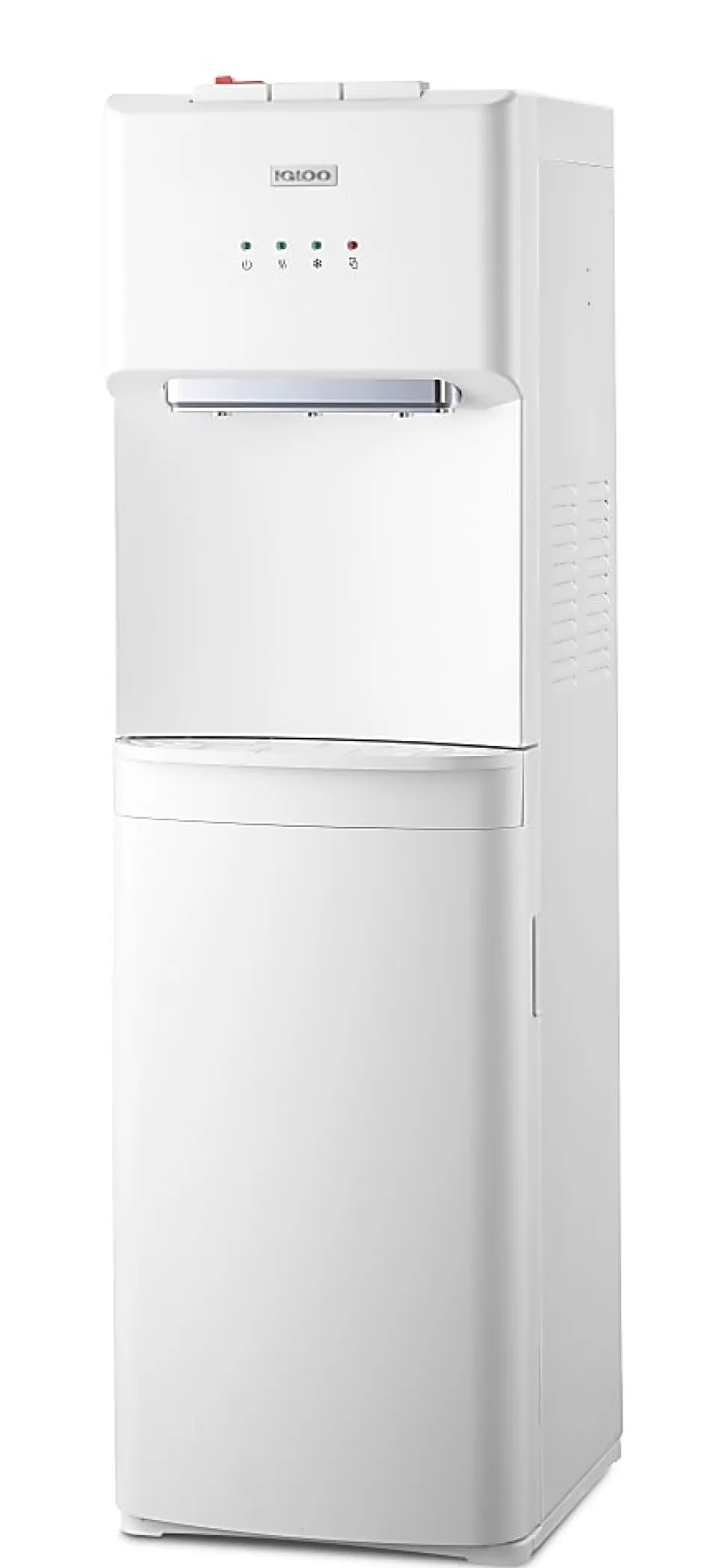 Igloo Hot, Cold & Room Temperature Bottom-Load Water Dispenser, 5-Gallon, White, Total Qty 1