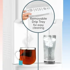 Igloo Hot, Cold & Room Temperature Bottom-Load Water Dispenser, 5-Gallon, White, Total Qty 1