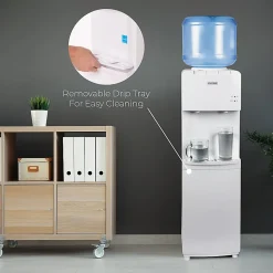 Igloo Hot & Cold Top-Load Water Dispenser, 5-Gallon, White, Total Qty 1