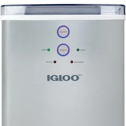 Igloo IGLICEB33SL 33 Lb Ice Maker, Silver