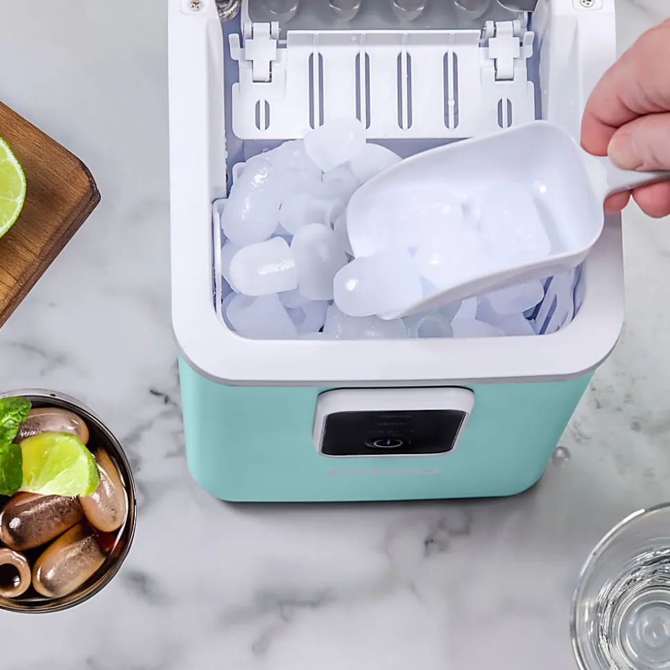 Igloo 26 Lb Self-Cleaning Ice Maker, Aqua, Total Qty 1