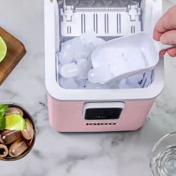 Igloo 26 Lb Self-Cleaning Ice Maker, Pink, Total Qty 1