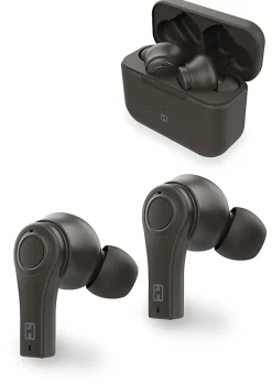 iHome IH-214 Truly Wireless Bluetooth In-Ear Earbuds, Black