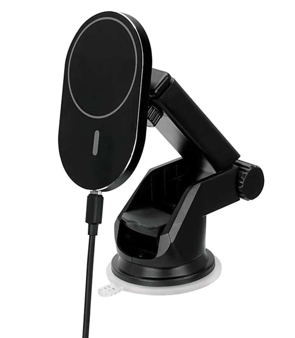 iHome MAG-CHARGE 10W Wireless Charging Dash Mount For iPhone® 12/13, Black, 2IHCM0841B0L2