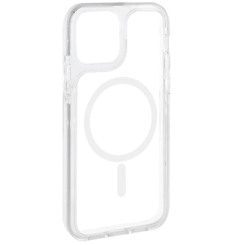 iHome Magnetic Clear Velo Case For iPhone® 12 Pro Max, White, 2IHPC0829W1L2