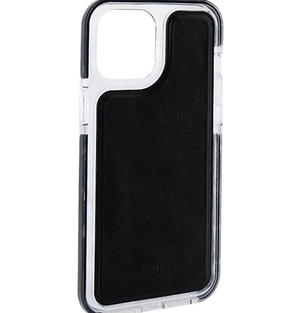 iHome Magnetic Vegan Leather Velo Case For iPhone® 12 Pro, Black, 2IHPC0824B9L2