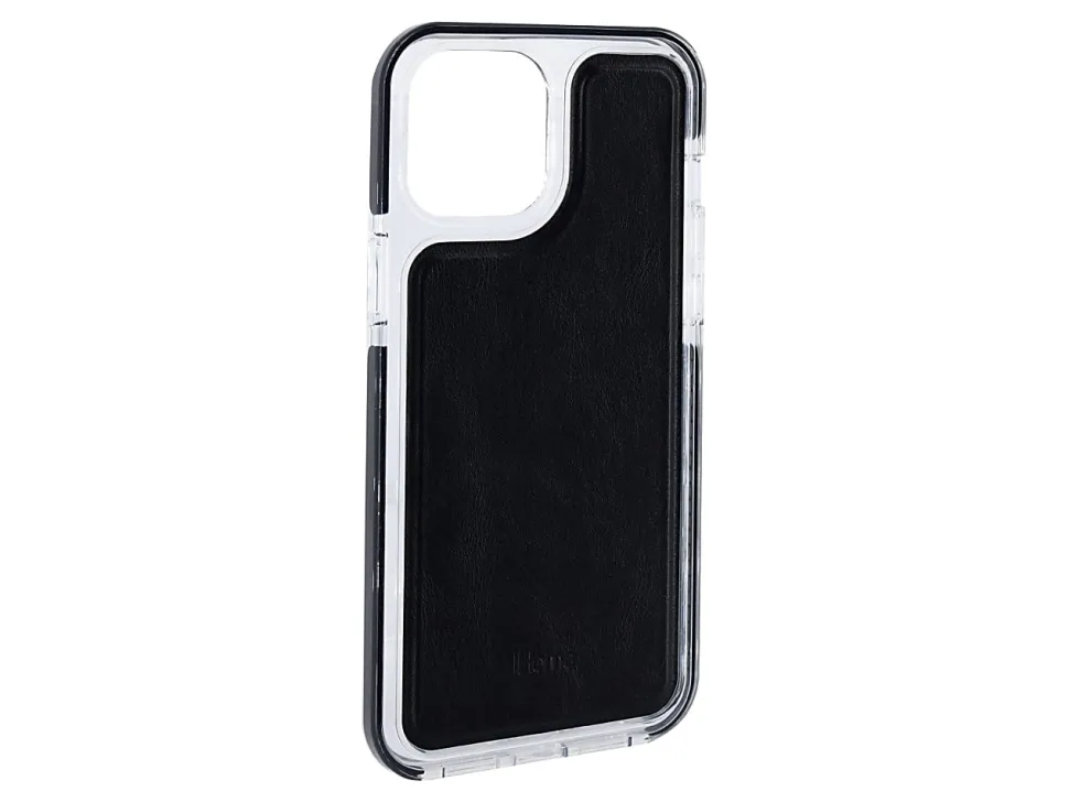 iHome Magnetic Vegan Leather Velo Case For iPhone® 12 Pro, Black, 2IHPC0824B9L2
