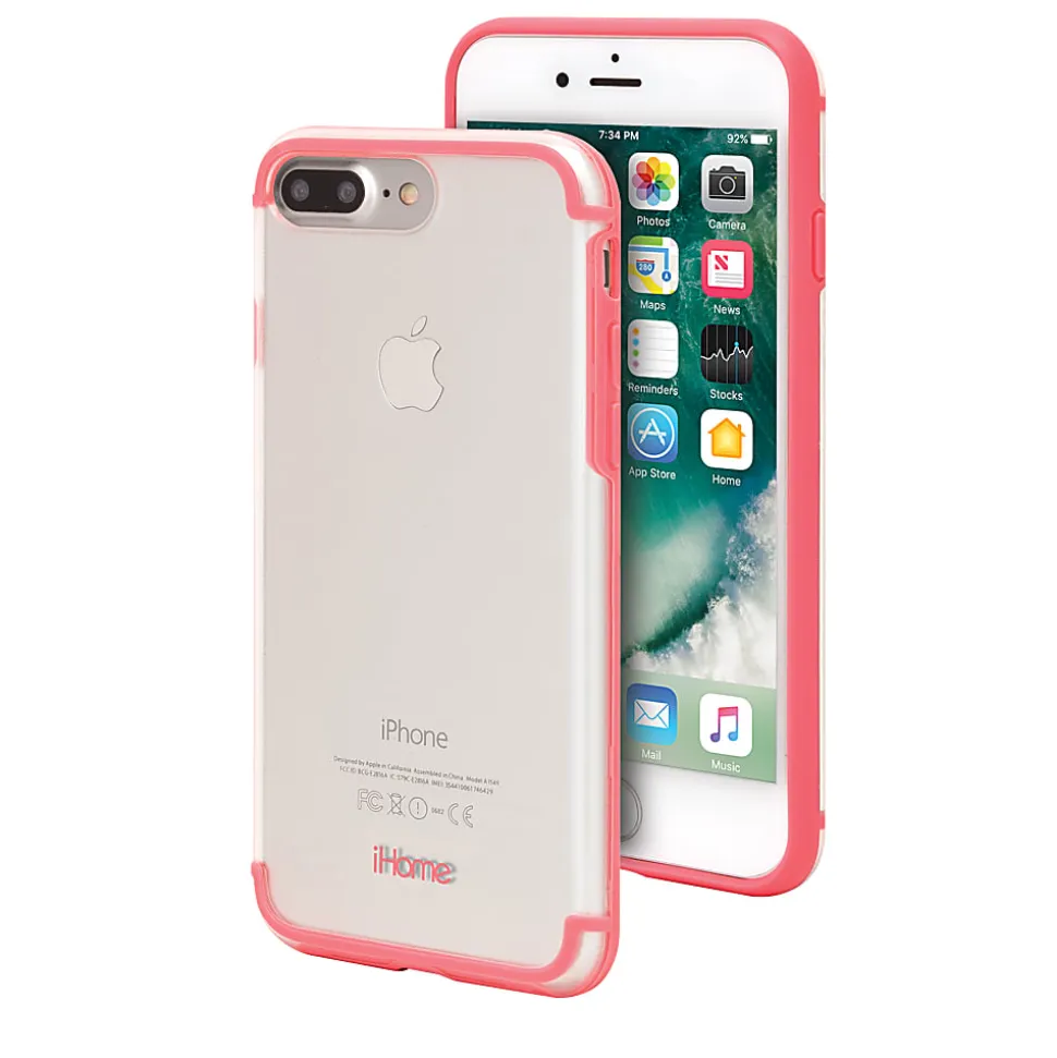 iHome® Sheer 2.0 Case For Apple® iPhone® 7 Plus, Pink