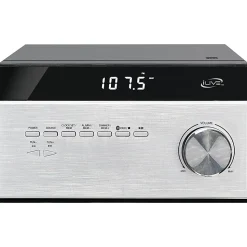 iLive Electronics Home Music System With Bluetooth®, 4.13"H x 7.6"W x 7.1"D