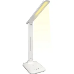 iLive LED Desk Lamp With Wireless Charging, 13