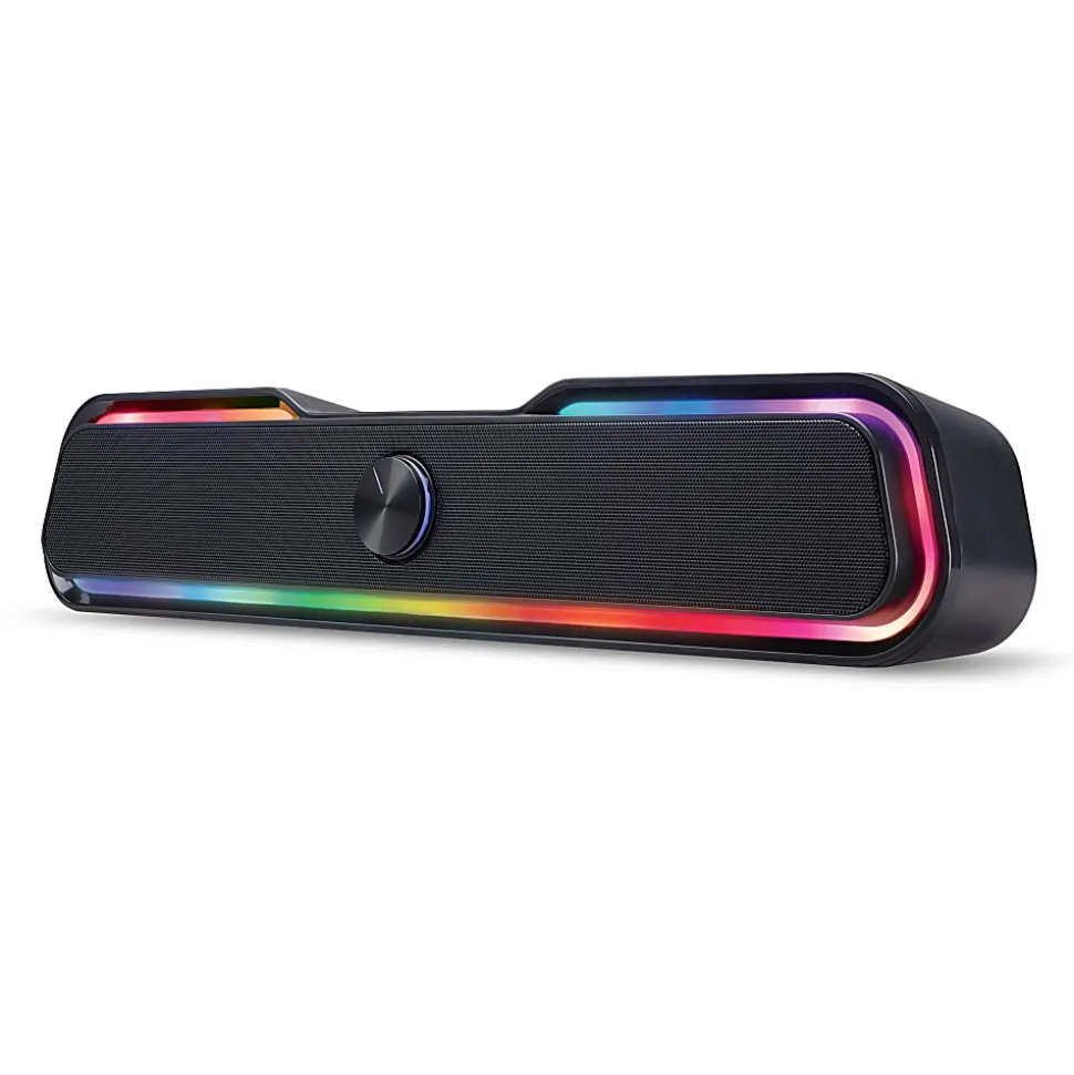 iLive 17" Portable Wireless Multimedia Soundbar Speaker With LED Lights, ISB172B