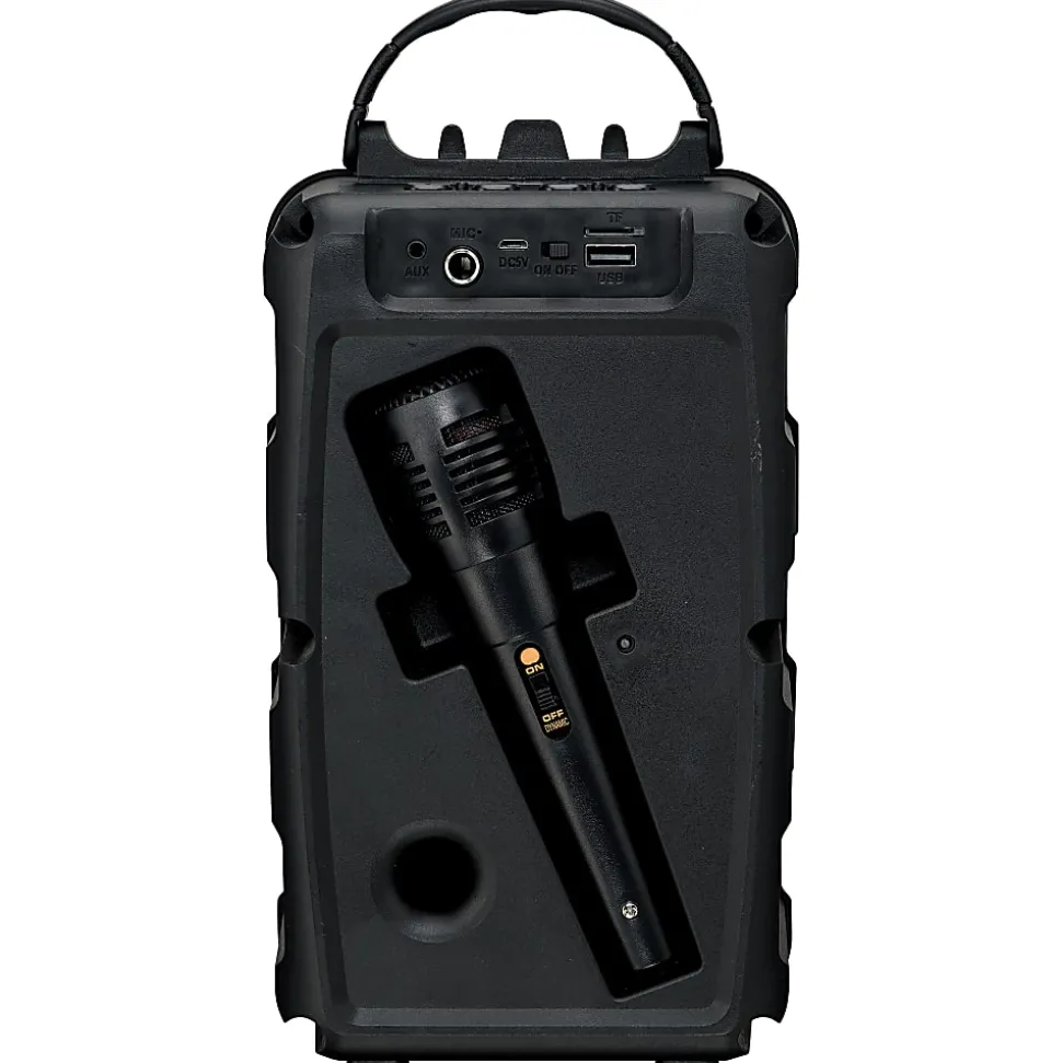 iLive Tailgate Party ISB202B Karaoke Speaker With Microphone And Carry Handle