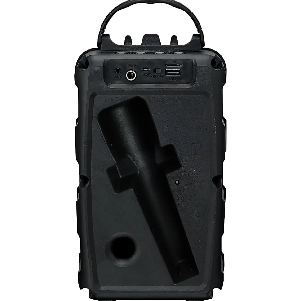 iLive Tailgate Party ISB202B Karaoke Speaker With Microphone And Carry Handle