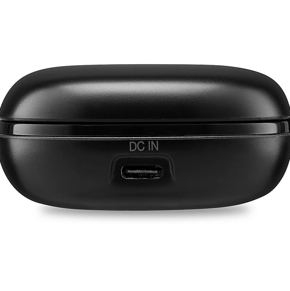 iLive Waterproof Truly Wireless Earbuds With Rechargeable Case And USB-C Charging Port, Black, IAEBTW53B