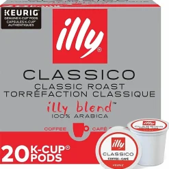 illy Classico Coffee Keurig Single Serve K-Cup Pods, Pack Of 20 Pods