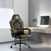 Imperial Adjustable Oversized Vinyl High-Back Office Task Chair, NFL Pittsburgh Steelers, Black/Yellow