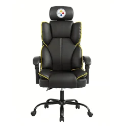 Imperial NFL Champ Ergonomic Faux Leather Computer Gaming Chair, Pittsburgh Steelers