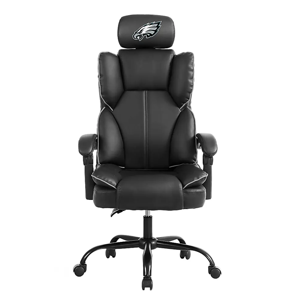 Imperial NFL Champ Ergonomic Faux Leather Computer Gaming Chair, Philadelphia Eagles